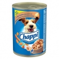 Conservă câini cu Pasăre şi Morcov 400g - Chappi hrana umeda chappi