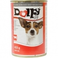 Conservă pt. câini, cu Vită 415g - Dolly hrana umeda dolly